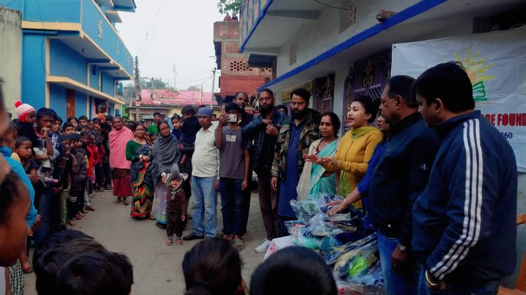 Free school bags and equipment distribution